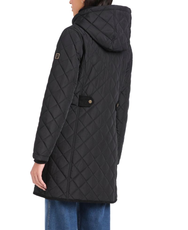Women's Long Mini Quilt Coat