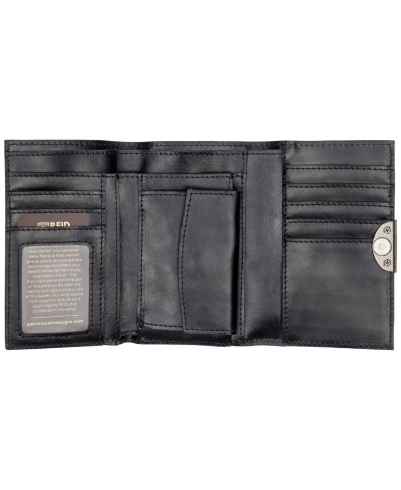 Acri Leather Trifold Wallet