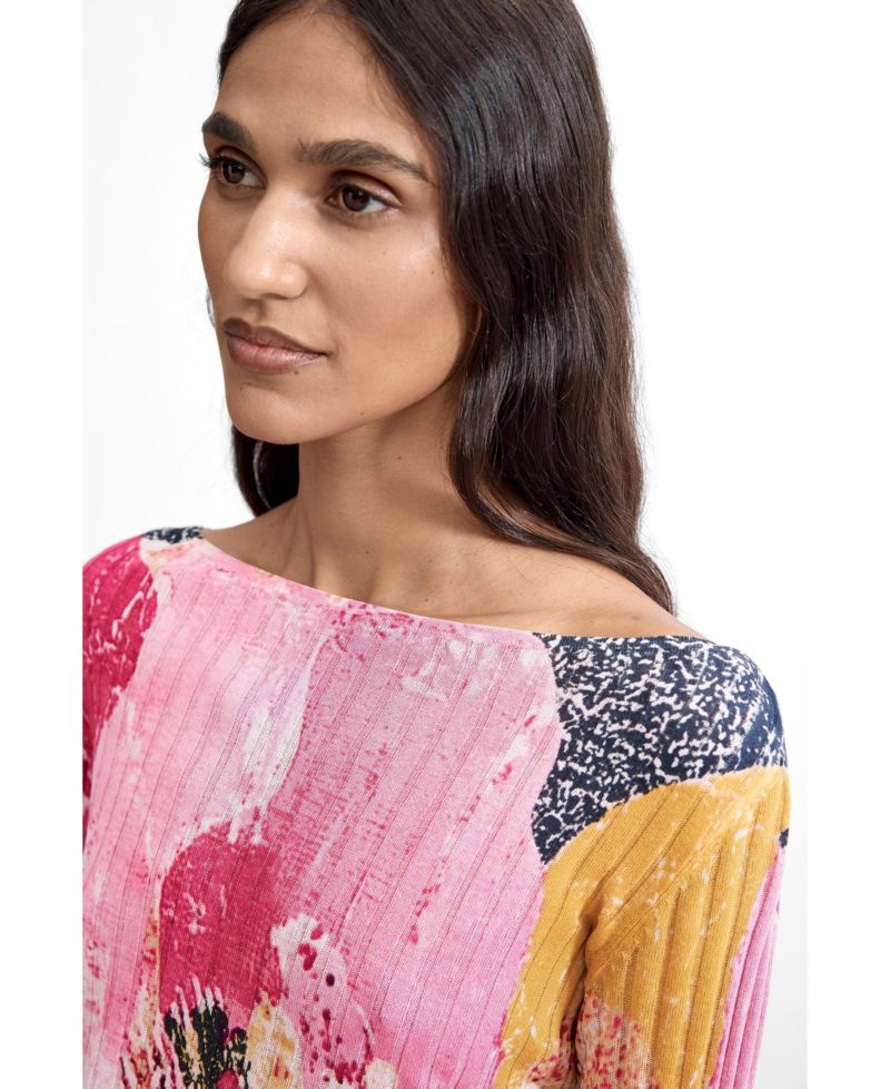Women's Floral Printed Sweater