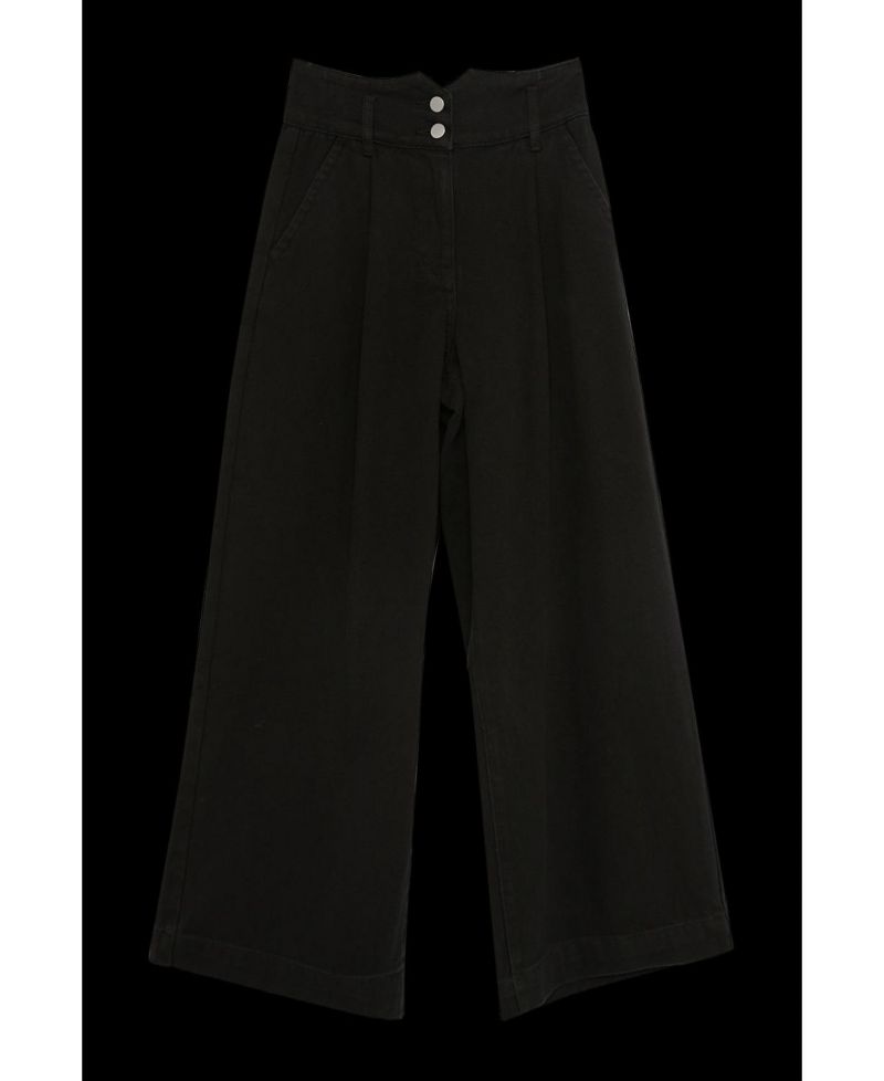 Women's Denim Wide Leg High Waisted Jeans