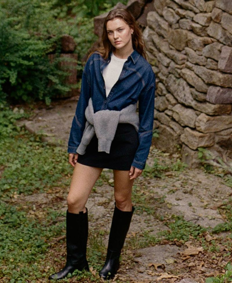 Women's Azra Twill Mini Skirt