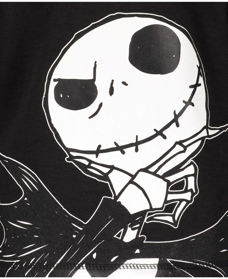 Toddler Boys Nightmare Before Christmas Jack Skellington Oogie Boogie Sally Fleece Quarter Zip Hoodie to
