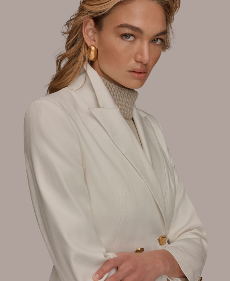 Women's Double Breasted Blazer Jacket