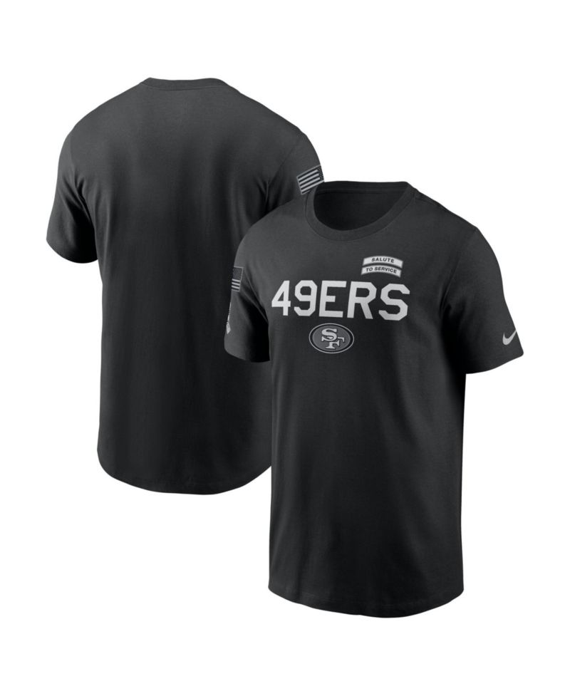 Men's Black San Francisco 49ers 2026 Salute to Service Sideline Dri-FIT T-Shirt