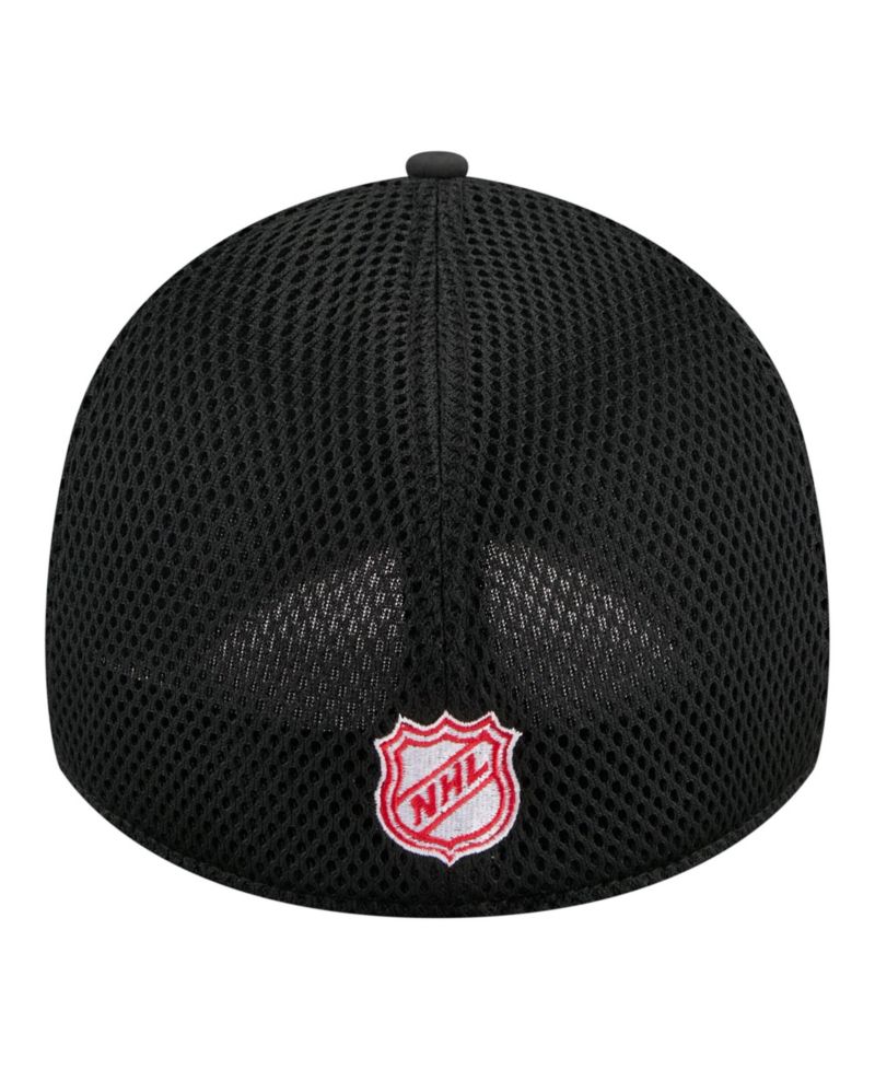 Men's Black New Jersey Devils Logo 39THIRTY Flex Hat
