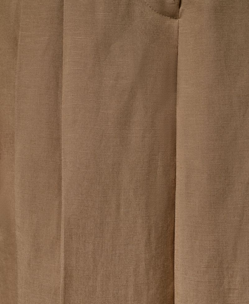 Women's Front Hand Pocket Pleated Pants