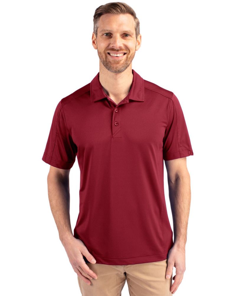 Men's Prospect Textured Stretch Short Sleeve Polo Shirt