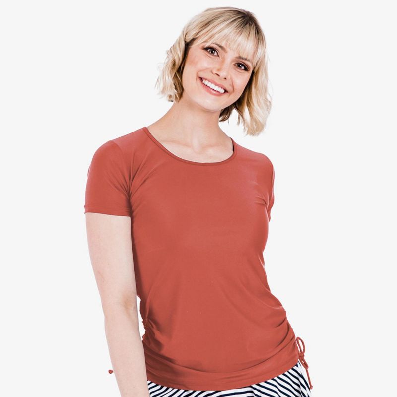 Women's UPF 50+ Short Sleeve Adele Swim Top