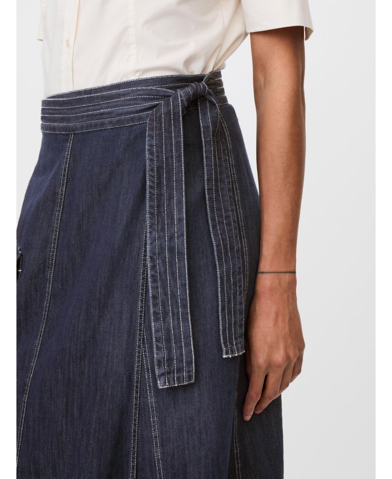 women's MaSanchiana Mid-Rise Wrap Skirt