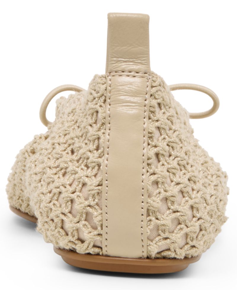 Women's Kaylyn Bow Tie Knit Slip-On Ballet Flats