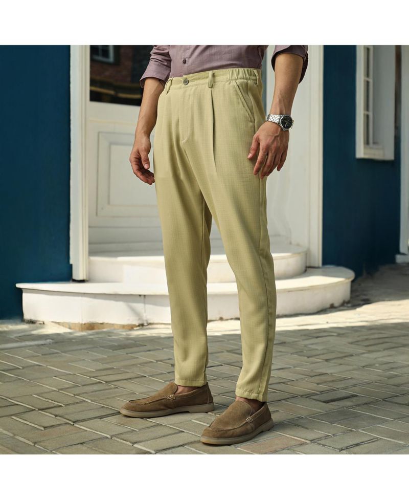 Men's Lime Green Chino Trousers