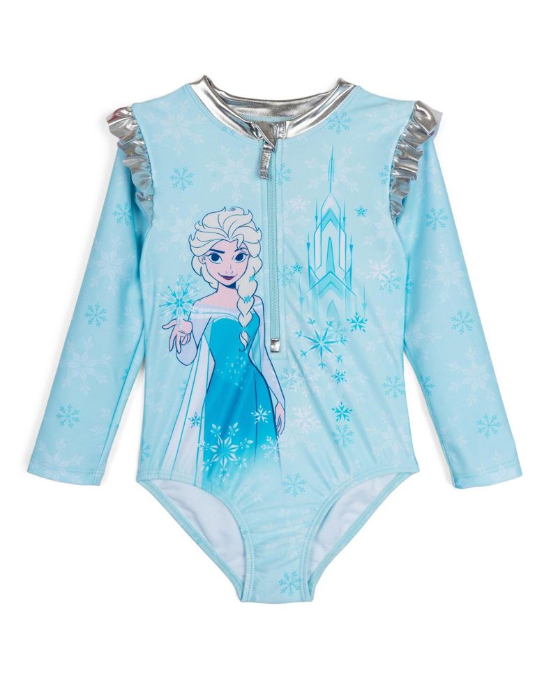 Toddler Girls Minnie Mouse Queen Elsa One Piece Swimwear