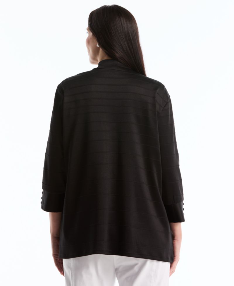 Petite Ottoman Knit Cardigan Sweater