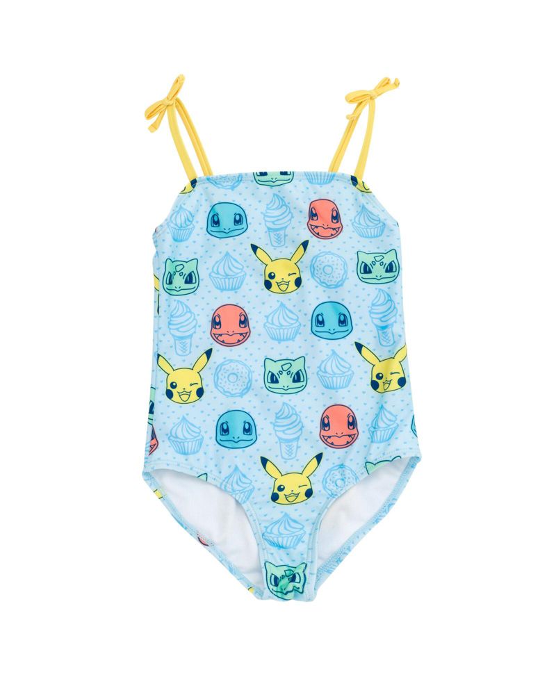 Girls UPF 50+ One Piece Bathing Suit to