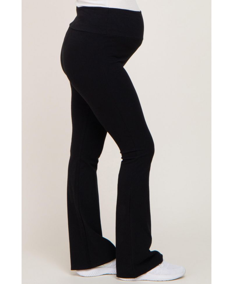 Women's Black Flared Leggings