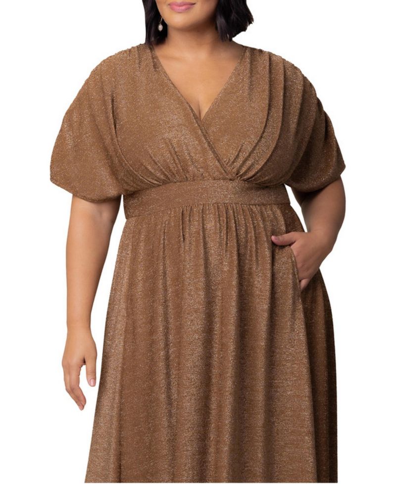 Plus Size Geneva Sparkling Evening Gown