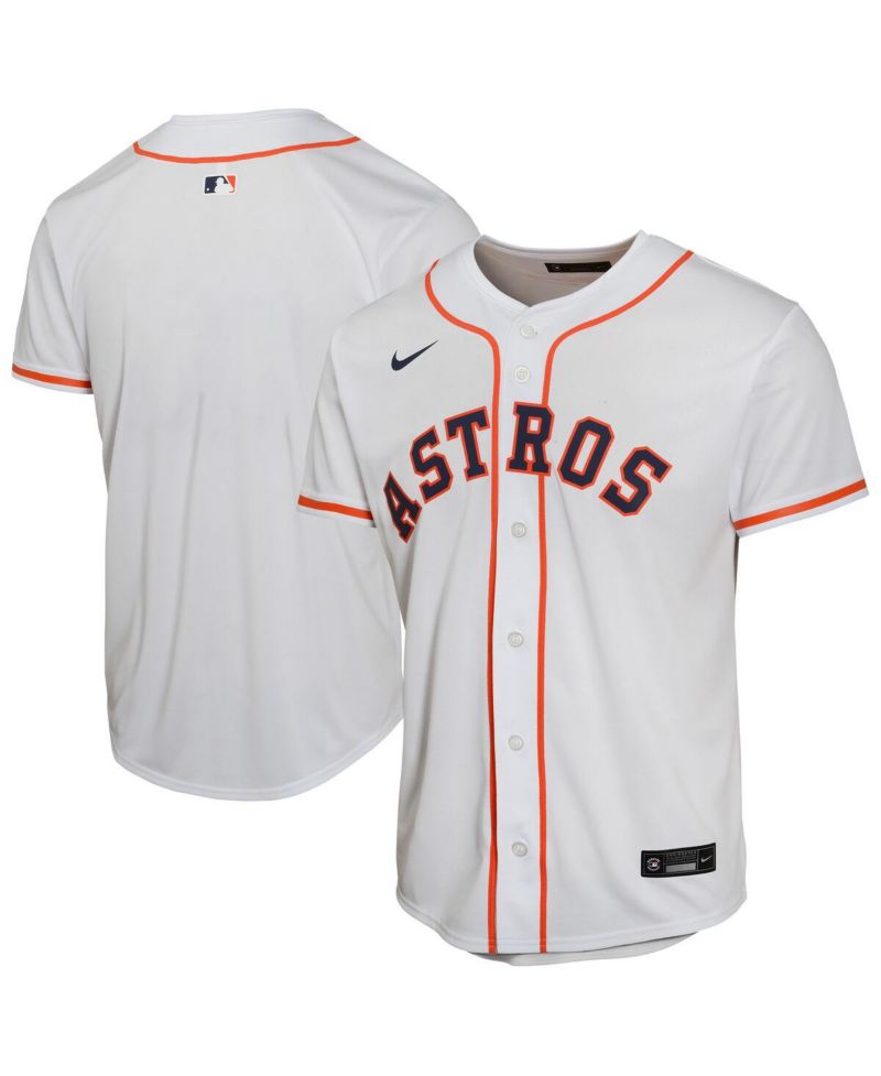 Big Boys and Girls White Houston Astros Home Game Jersey