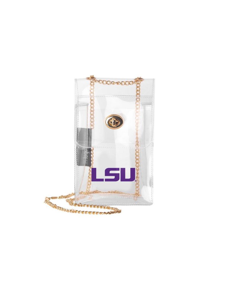 LSU Tigers Clear Essential Crossbody Purse