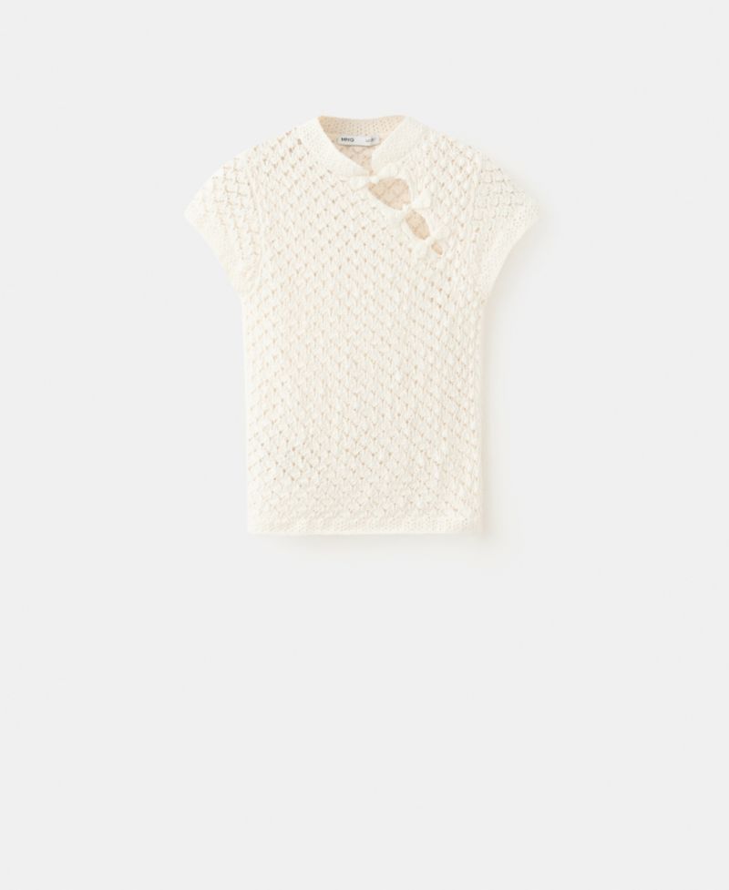Women's Openwork Knit Top