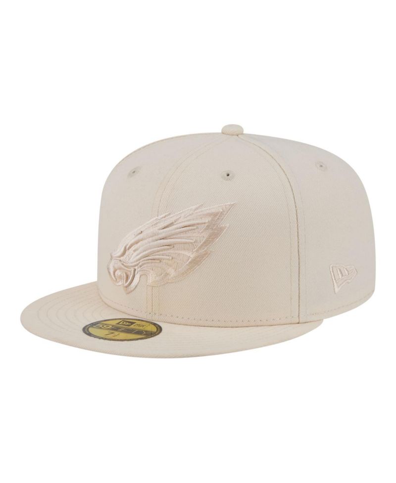 Men's Cream Philadelphia Eagles Color Pack 59FIFTY Fitted Hat
