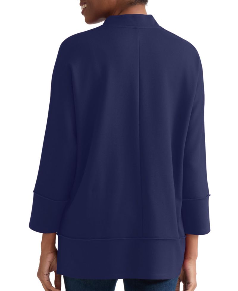 Petite Johnny Collar Top