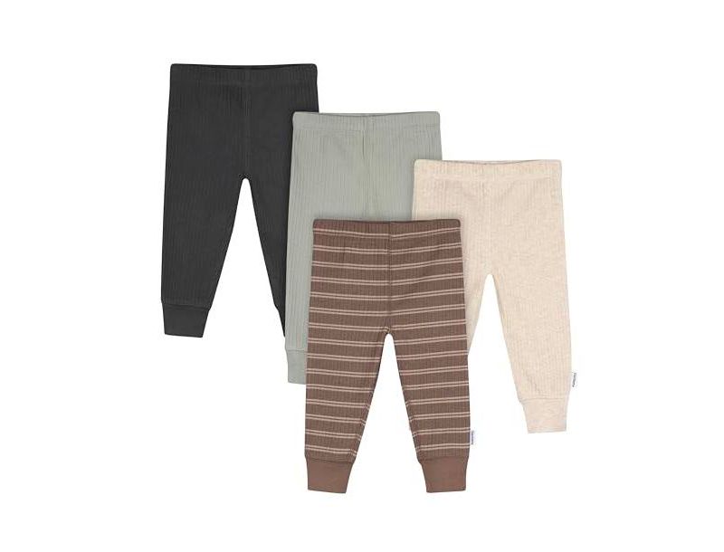 Baby Boys Dark Shadow Active Pants, 4-Pack