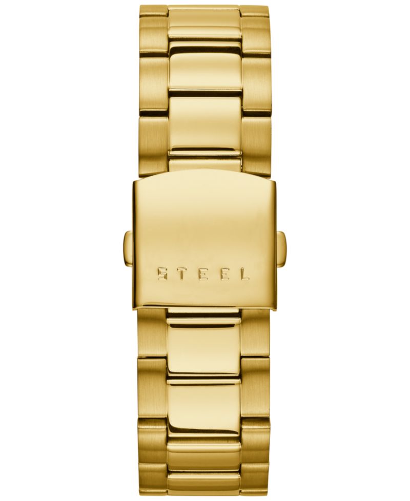 Men's Chronograph Gold-Tone Stainless Steel Bracelet Watch 45mm