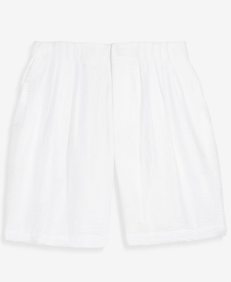 Women's Pleated Gauze Shorts