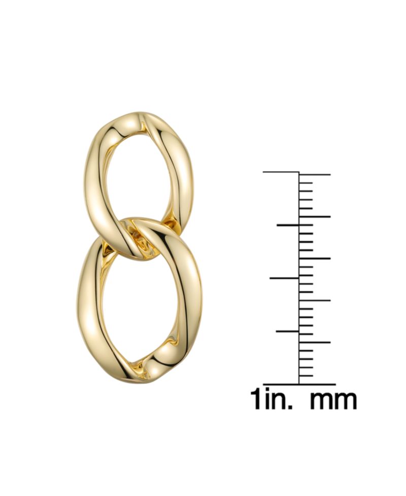 Double Loop Dangle Earrings