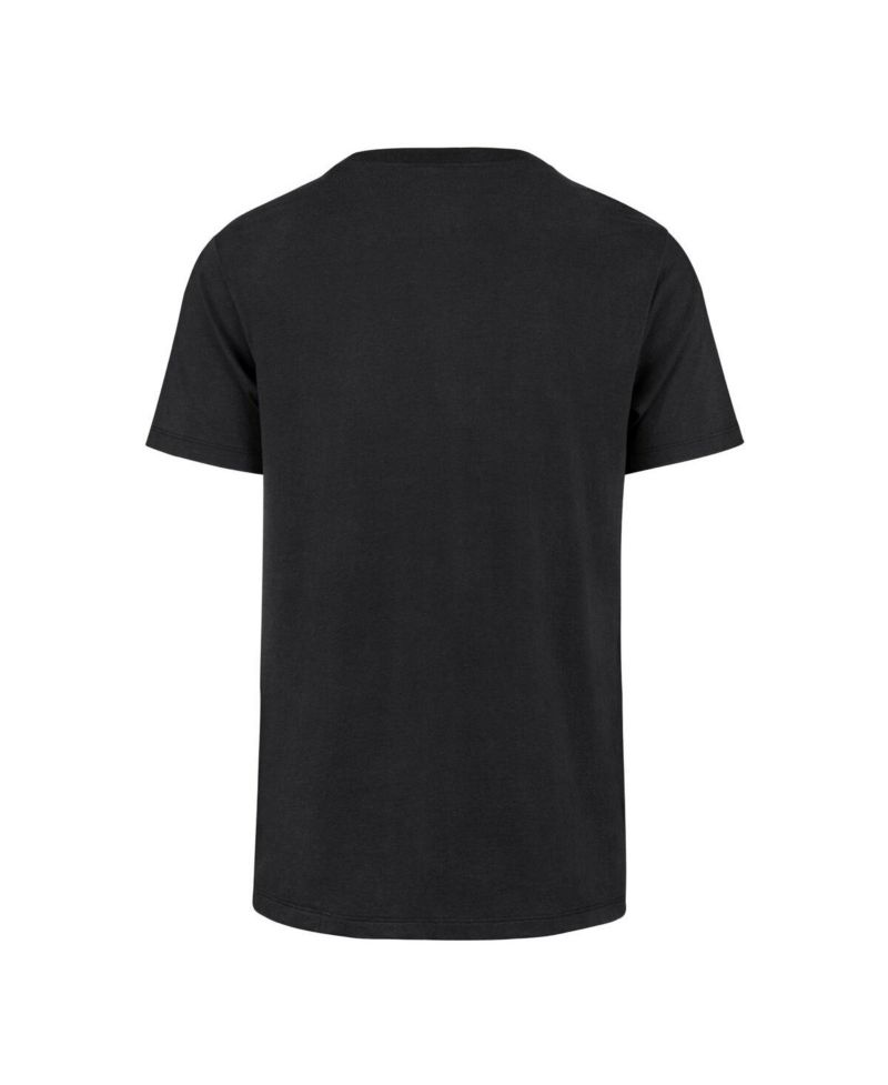 Men's Black New Orleans Saints Stripe Splash Franklin Throwback T-Shirt