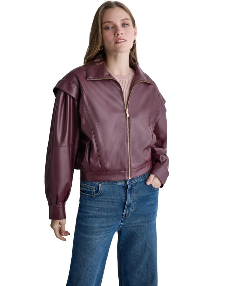 Women's Moto Faux Leather Jacket