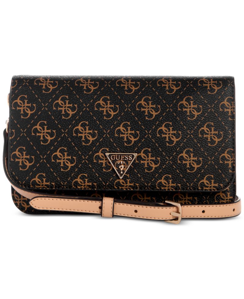 Noelle II Logo Crossbody Flap Bag