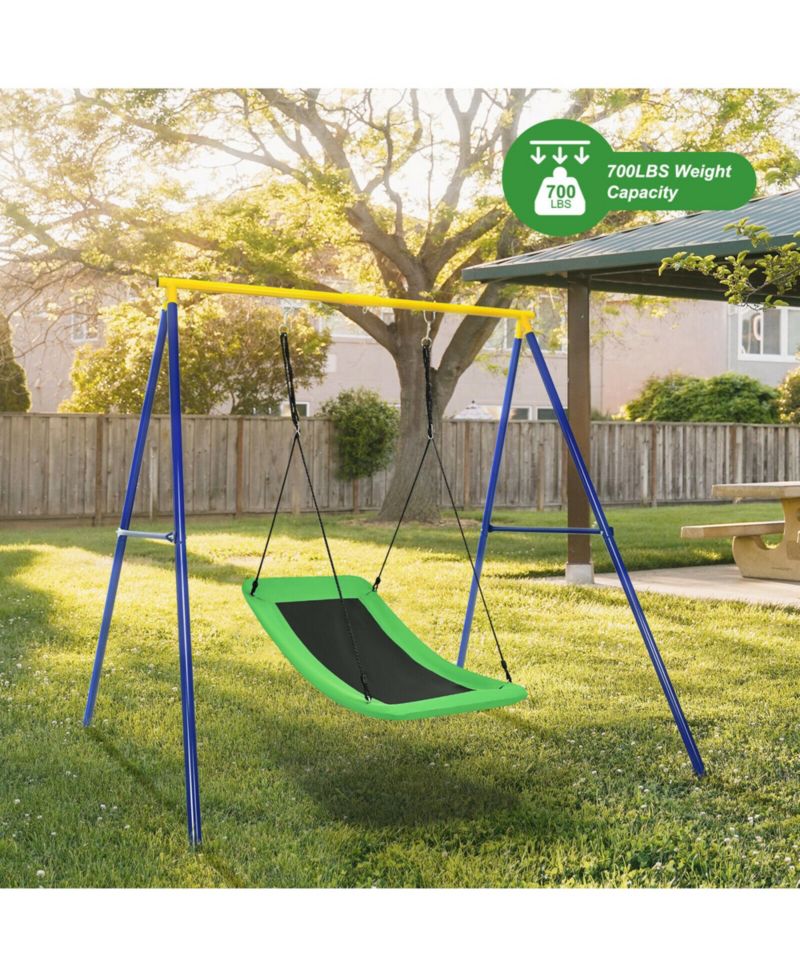 700lb Giant 60'' Platform Tree Swing for Kids and Adults