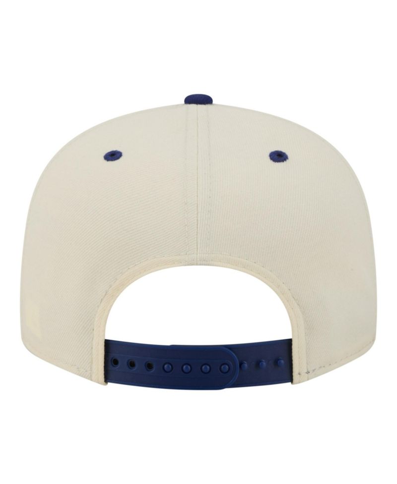 Men's Cream Los Angeles Dodgers Oversized Slogan 9FIFTY Snapback Hat