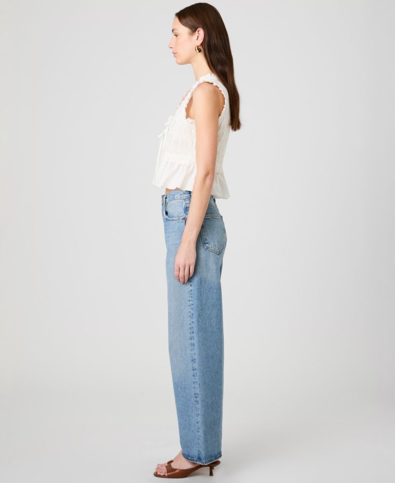 Women's V-Neck Tie-Front Top
