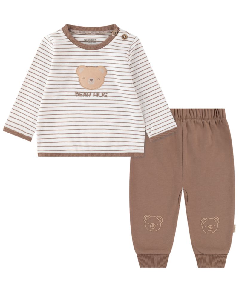 Baby Boys' Long-Sleeve Top and Pants, 2-Piece Set