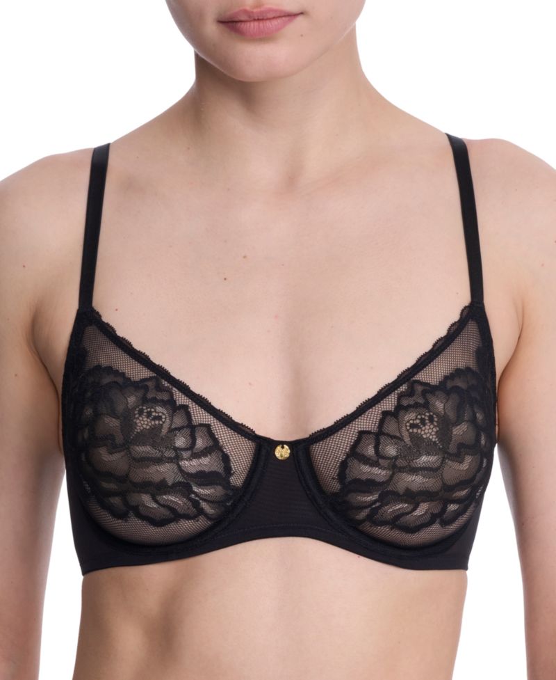 Women's Flora Lace Unlined Underwire Balconette Bra 714150