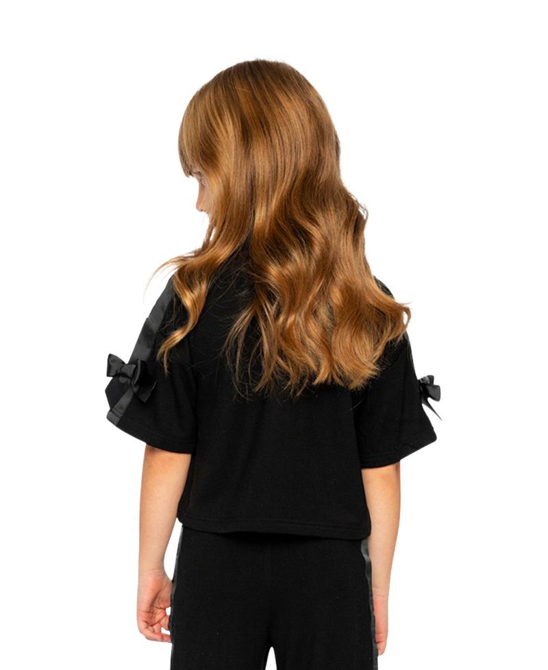 Little and Big Girl 6-14 Short Sleeve Milano Top