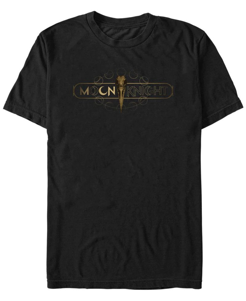 Men's Moon Knight Skull Logo Short Sleeve T-shirt
