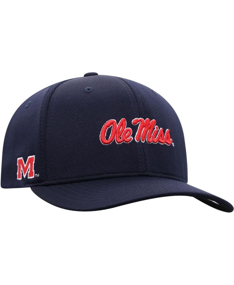 Men's Navy Ole Miss Rebels Reflex Logo Flex Hat