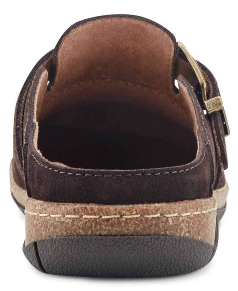 Women's Eileen Woven Suede Footbed Clogs