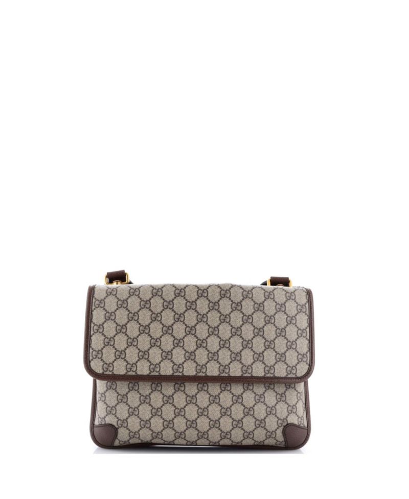 Medium Neo Vintage Flap Messenger GG Coated Canvas