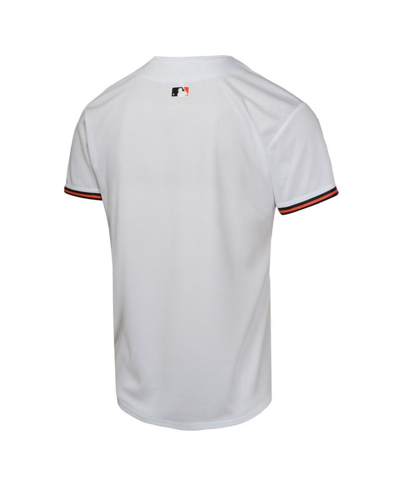 Big Boys and Girls White Baltimore Orioles Home Game Jersey