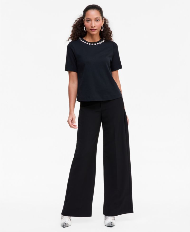 Women's Embellished Crewneck T-Shirt