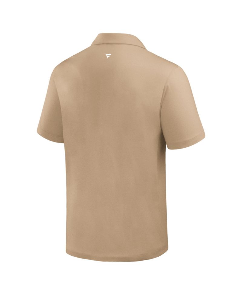Men's Tan Las Vegas Raiders Clutch Polo Shirt