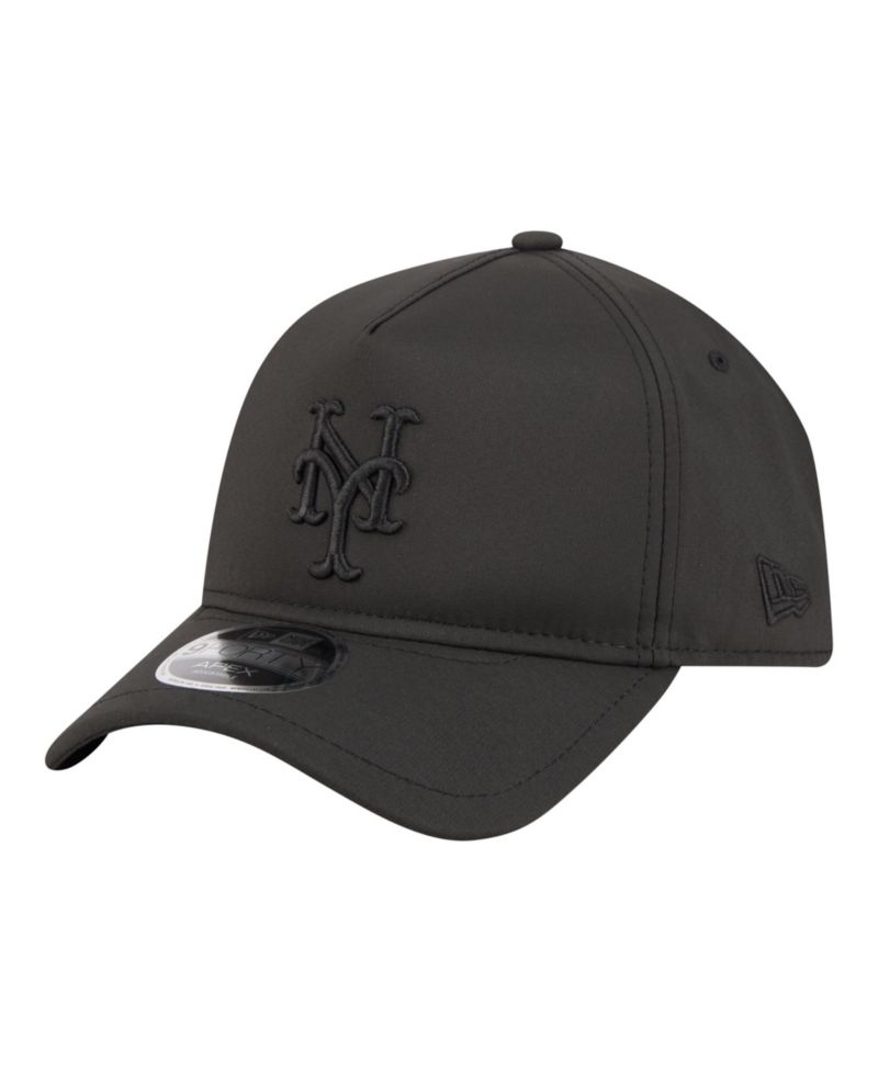 Men's Black New York Mets Injection Apex 9FORTY Adjustable Hat