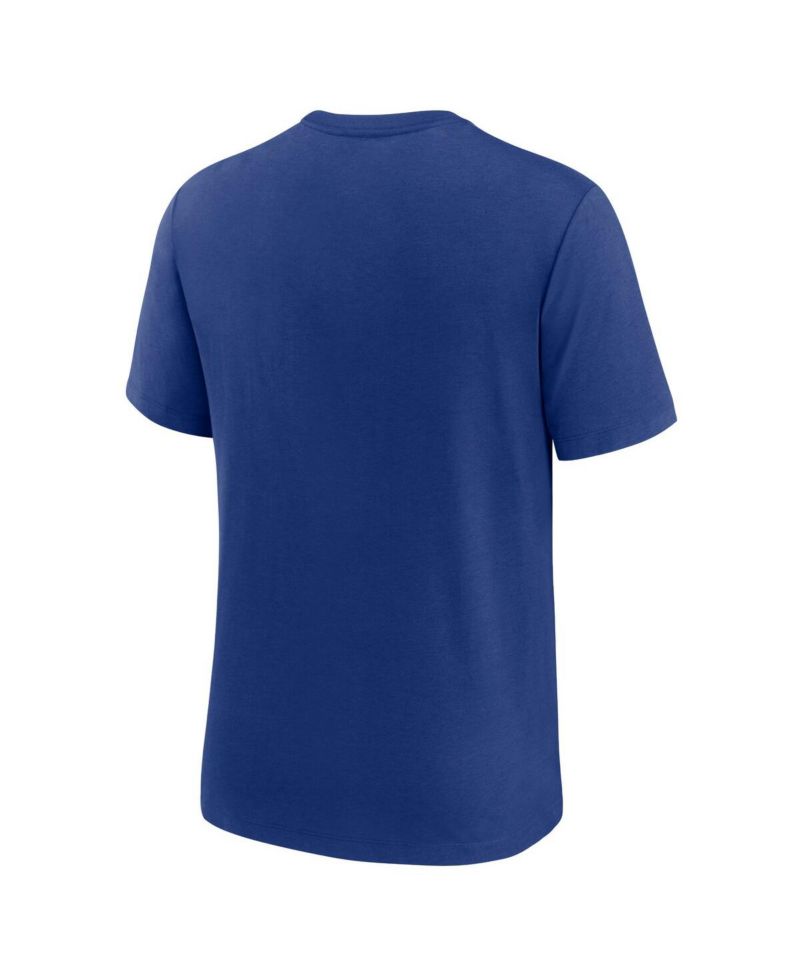 Men's Royal Texas Rangers Rewind Retro Tri-Blend T-shirt
