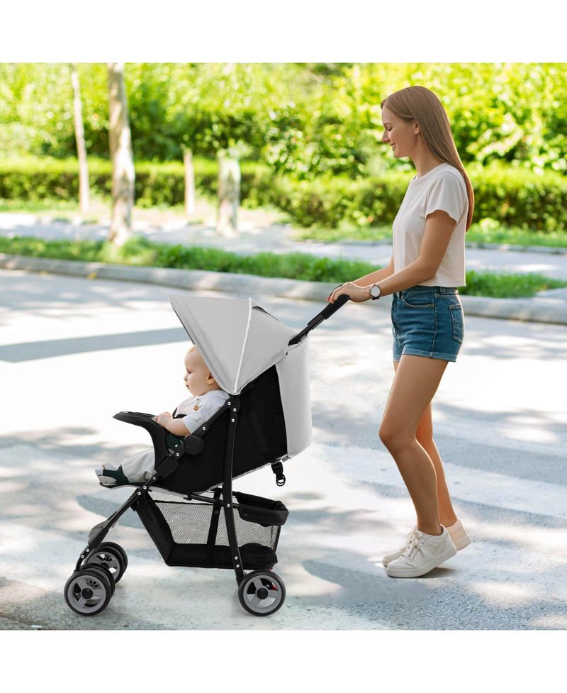 / Foldable, Lightweight, Travel-friendly, 5-Point Safety System / Toddler Stroller