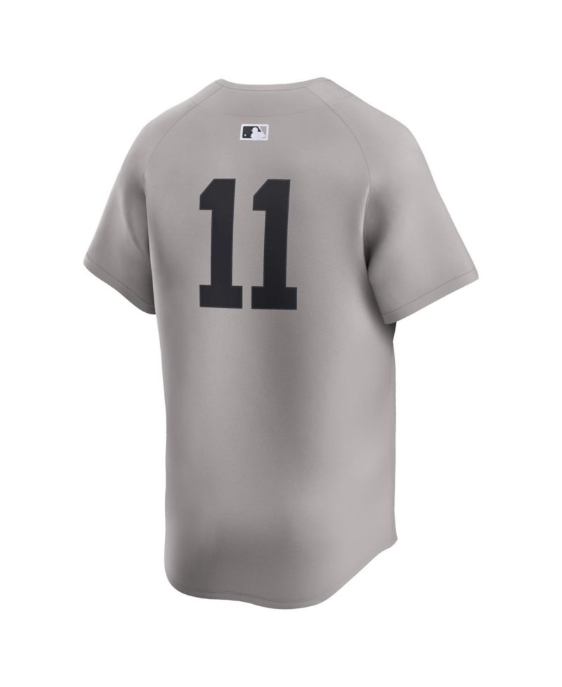 Men's Anthony Volpe Gray New York Yankees Road Limited Player Jersey
