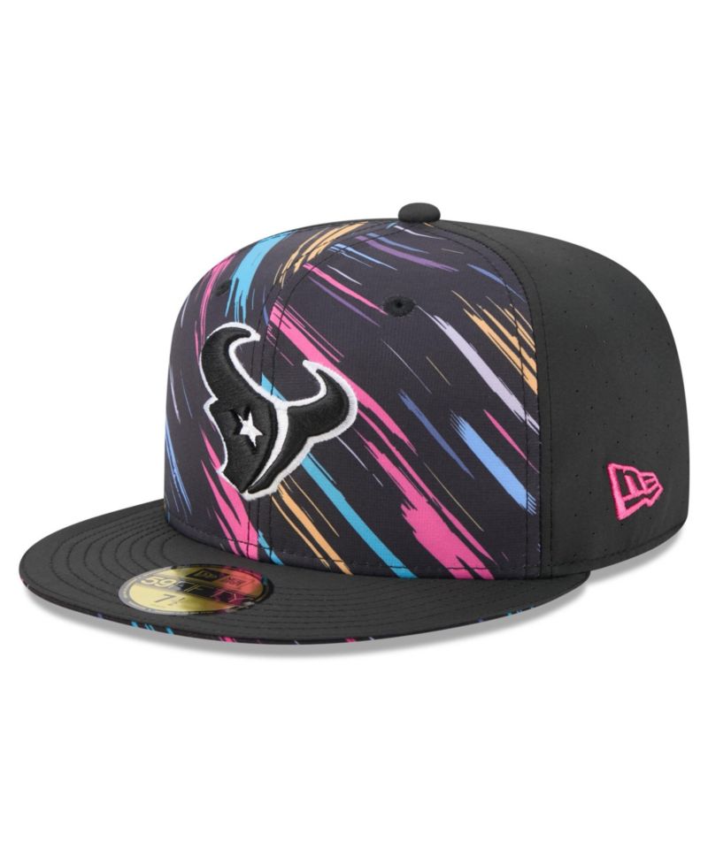 Men's Black Houston Texans 2026 NFL Cruical Catch 59FIFTY Fitted Hat